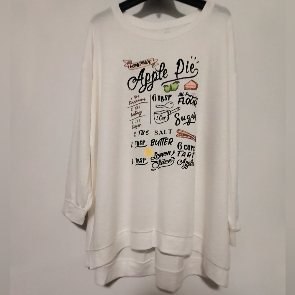 (5x$20) Apple Pie Plus Top / Size 2X
